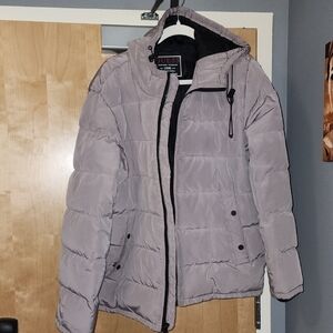 Guess Men's Gray Puffer Jacket